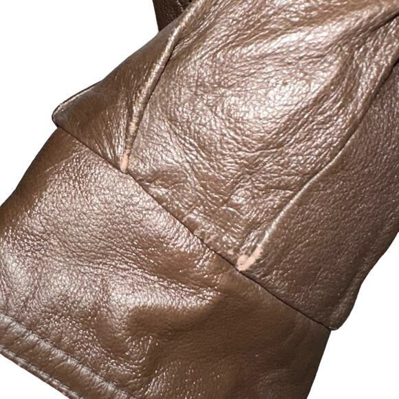 Vintage Leather Life Member North American Hunting Club Bomber Jacket Size Large - Picture 14 of 15